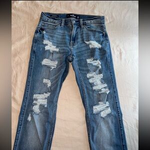 Hollister Mens Ripped Jeans Size 29x30